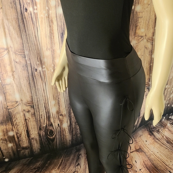 Leather String Pants/Leggings (Custom) - Picture 2 of 4